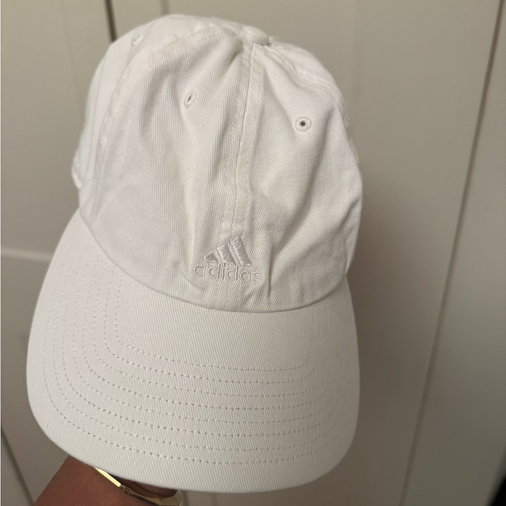 Adidas White Baseball Hat